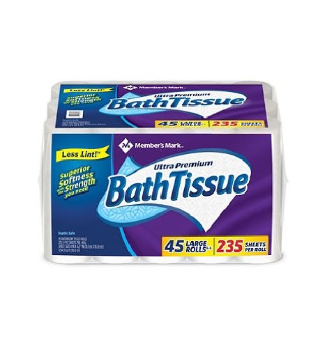 Member's Mark Ultra Premium Bath Tissue, 2 ply (235 sheets, 45 rolls)