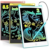TECJOE 3er-Pack LCD-Grafiktablett, 8,5 Zoll, tragbar, für Kinder, Planer, Studenten, Büro, Familie