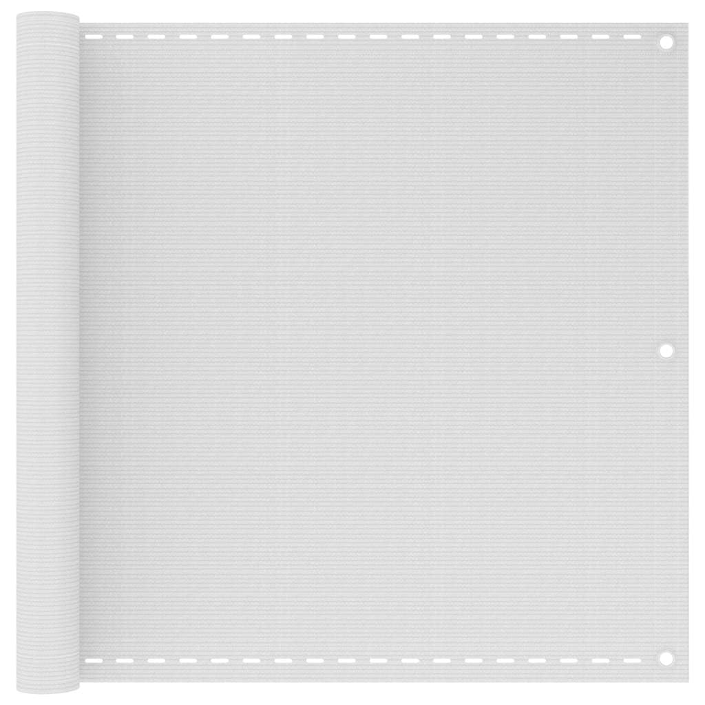 Frangivista per balcone, in HDPE, 90 x 300 cm, colore bianco