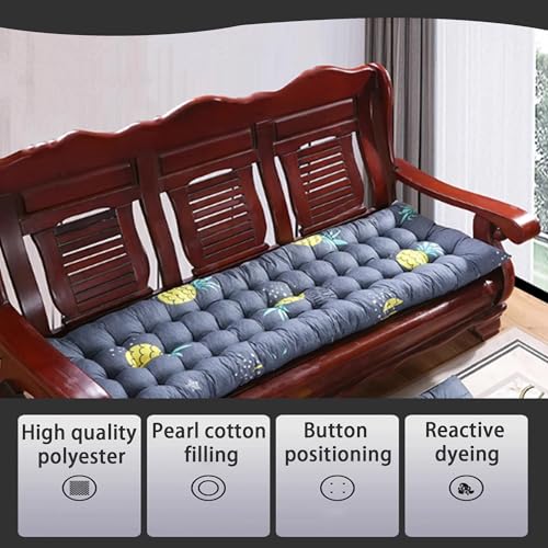 Coussin de banc lavable et confortable pour assise de jardin 2 à 4 places - 3