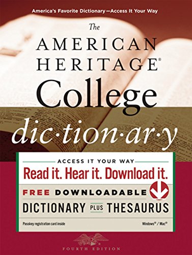 The American Heritage College Dictionary