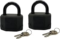 Vista 2 de NU-SET 5360L-3 Candado laminado cubierto con grillete largo, 2-1/2 pulgadas