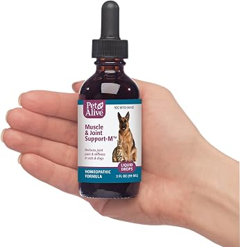 PetAlive Muscle and Joint Support-M - Natural Homeopathic Formula for