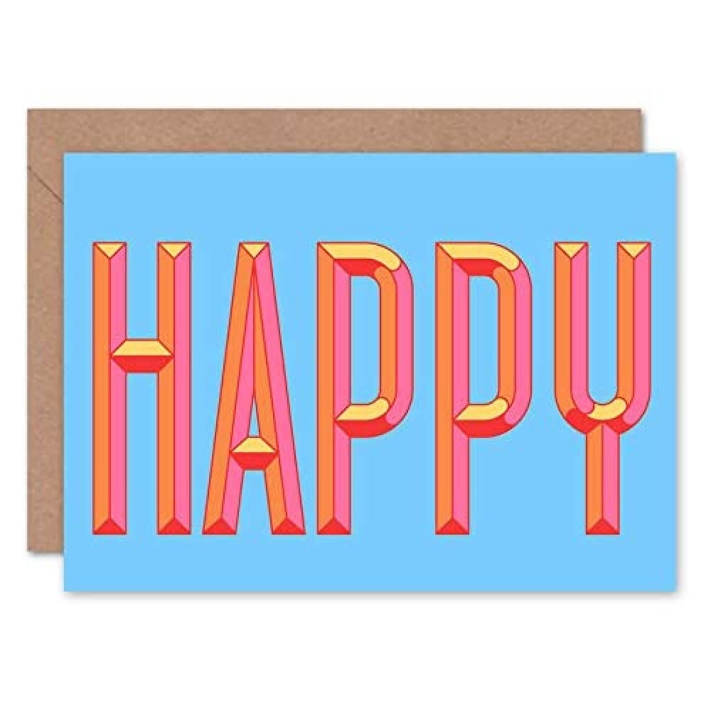 Wee Blue Coo Happy Birthday Card
