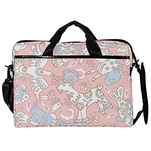 Maletín ordenador 14 a 15 pulgadas y bandolera porta portátil con estampado original de hadas
