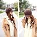 LOCOMO Men Women Boy Girl Slouchy Cabled Pattern Knit Beanie Crochet Rib Hat Brim Newsboy Cap Warm Brown