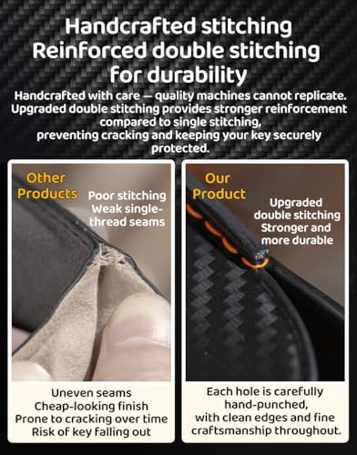 Coque de clé de voiture Audi Q5 Q6 e-tron accessoire protège clé cuir