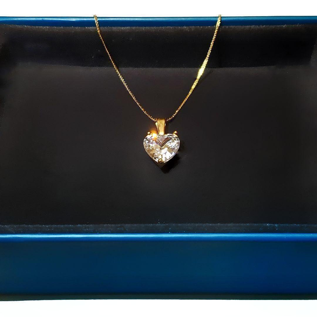 054N⑥【AAAクラス】ネックレス　ハート　大粒ダイヤ　誕生日　ゴールド Amazon.co.jp: 054N②AAAクラスネックレス ハート 大粕ダイヤ
