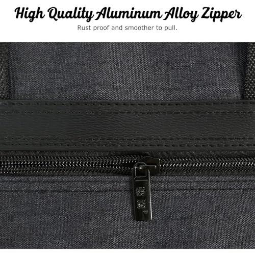 fengyi Large Capacity Business Briefcase, A4 Office Handbag, Oxford Cloth Conference Bag, Multi-layer Storage for Laptop 6