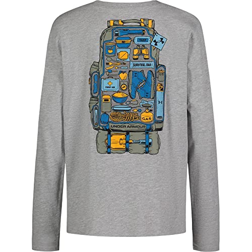 Image of Under Armour Boys Long Sleeve Shirt, Crewneck, Lightweight and Breathable