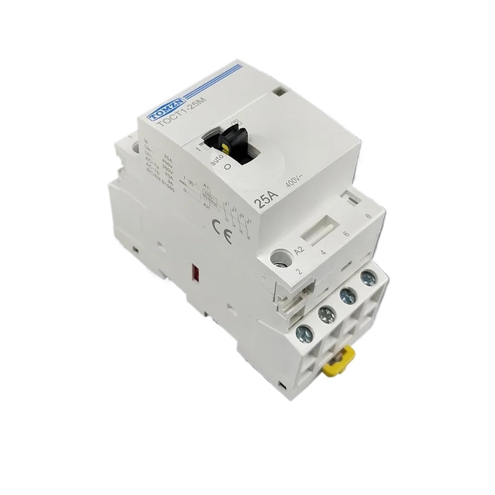 TOCT1 4P 25A 220V/230V 50/60HZ Din Rail modułowy stycznik domowy AC z ręcznym przełącznikiem sterowania 4NO lub 2NO 2NC lub 4NC (4NC)