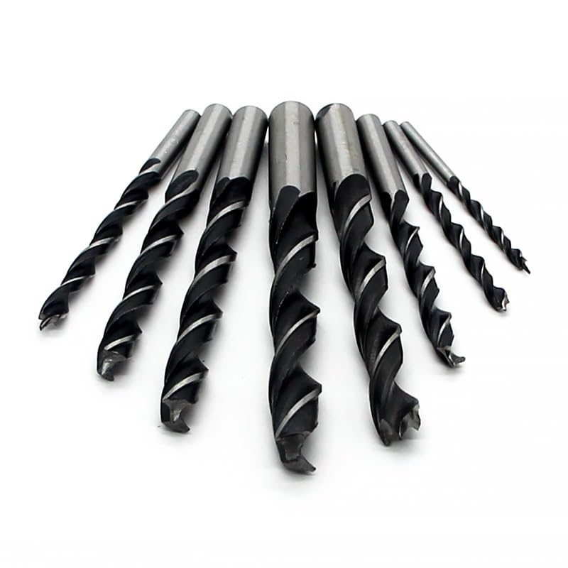 3pcs Three-Point Woodworking Drill Bit Perforating Support Drill Electric Drill Rotary Head Wood Plank Hole Twist Drill Bits Set(5mm)