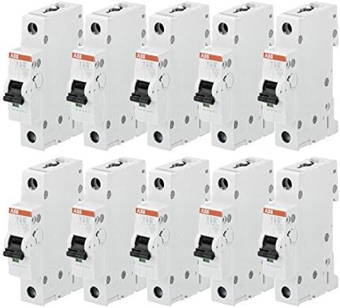 ABB, 10 Pack B 16A 1 Pole 6kA Circuit Breaker