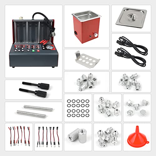 Qpking Fuel Injector Cleaner & Tester 6 Cylinder Fuel Injection Systems Cleaners Testers Launch Cnc 603C Automotive Fuel Cleaning Tools Fuel System Cleaning Tester Tools #TOP15