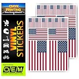 Pegatinas de vinilo resistentes a la intemperie para moto, scooter, casco, coche, depósito, resistente a los rayos UV, autoadhesivas, decoración de para vehículos. (America USA Flagge, Set-20)