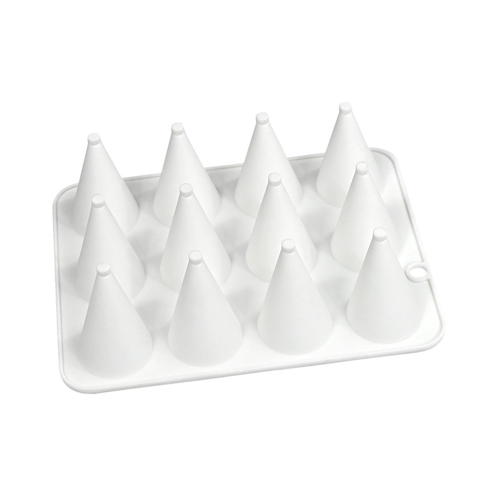 MICFENY Cone Shape Silicone Baking Tool Mousses Cake Decorating for Making Chocolate, Candy, Candle, Soap Enduring