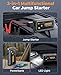 NACKEO Portable Car Battery Jump Starter 5000A Car Jump Starter Battery Pack (9.0L Gas/8.5L Diesel), 12V Jump Box Car Battery Jumper Starter Portable Jumper Cables, Fast Charge, Lights, Compact