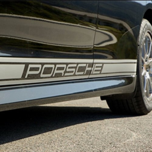 Buy Porsche Cayenne Black Decal Kit Left and Right Side Skirts Porsche