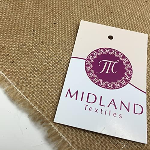 10oz Hessian Jute Burlap 36" Wide Ideal for Craft, Bags Sacks Cloths Upholstery Garden (1 Meter)