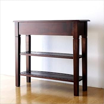 Amazon｜アンティーク 家具 棚 シェルフ コンソールテーブル