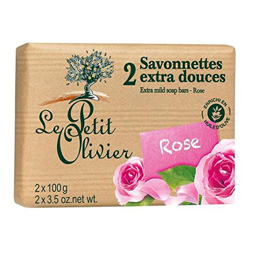 Preisvergleich Produktbild Le Petit Olivier Extra Mildes Rose Seife 2 x 100 g