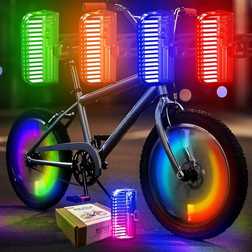 Rechargeable Bike Wheel Lights 4-Pack