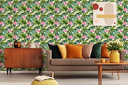 Image of Amazon Brand - Solimo PVC Self-Adhesive Wallpaper, Modern Art Design, 41cm x 4.56m