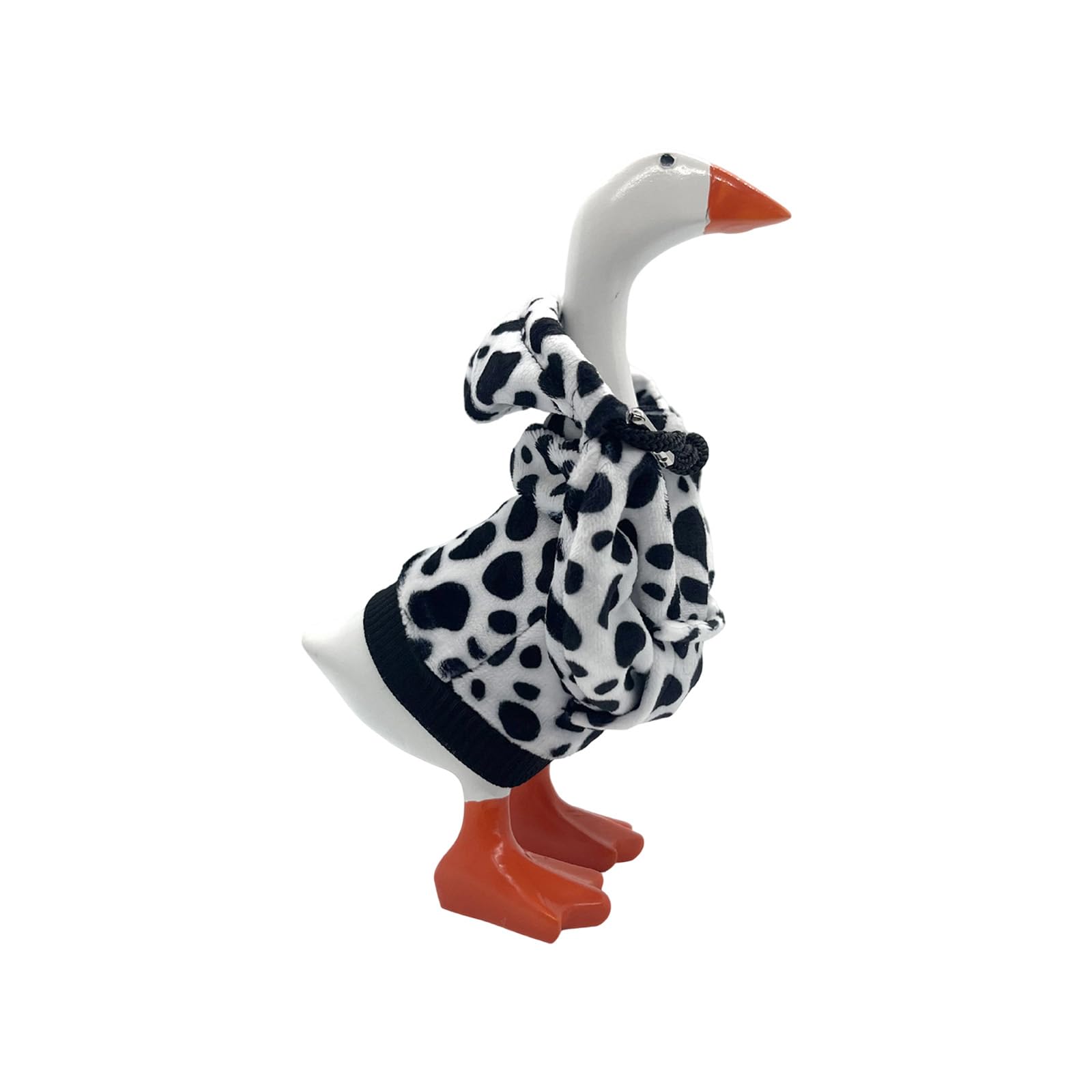 Tsophreniq 7Inch Tiny Geese Statue Outfit Cosplay Garment Hand Washable for Desk Holiday Decoration Easy Wash