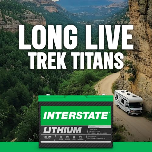 Image of Interstate Batteries 12V 100Ah LiFePO4 Marine Deep Cycle Battery, Group 27M