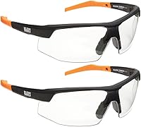 Vista 13 de KLEIN TOOLS 60160 - Lentes de seguridad, lentes de protección PPE con semicarco, resistentes a los arañazos y antiniebla, lentes grises