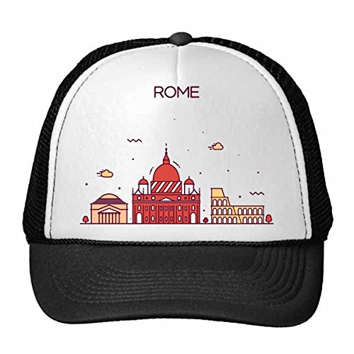 Casquette de fraîcheur Rome Italie en nylon réglable pour enfants
