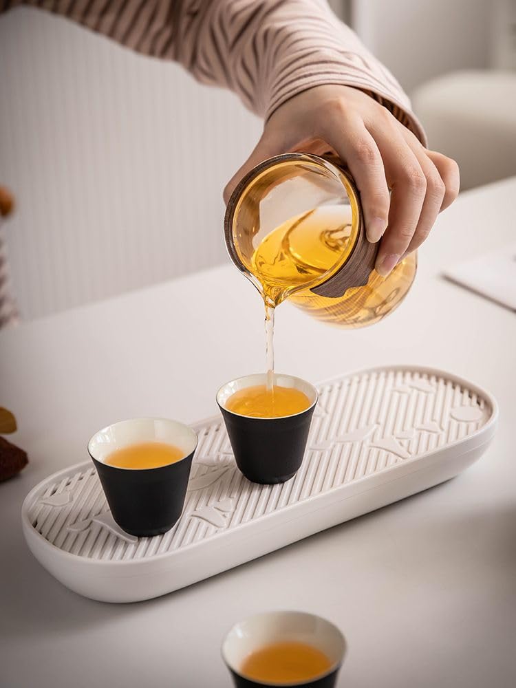 Service à thé - Les Six Gentilshommes de la cérémonie du thé, Un Ensemble Complet d'ustensiles de thé Kung Fu, d'accessoires, de sous-Verres, d'outils pour Infuser Le thé