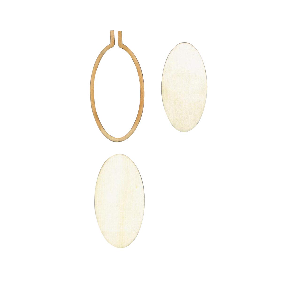 Gadpiparty Mini Oval Wooden Embroidery Hoop DIY Cross Stitch Frame for Easy Crafting Portable Design for Leisure Activities and Decorative Projects