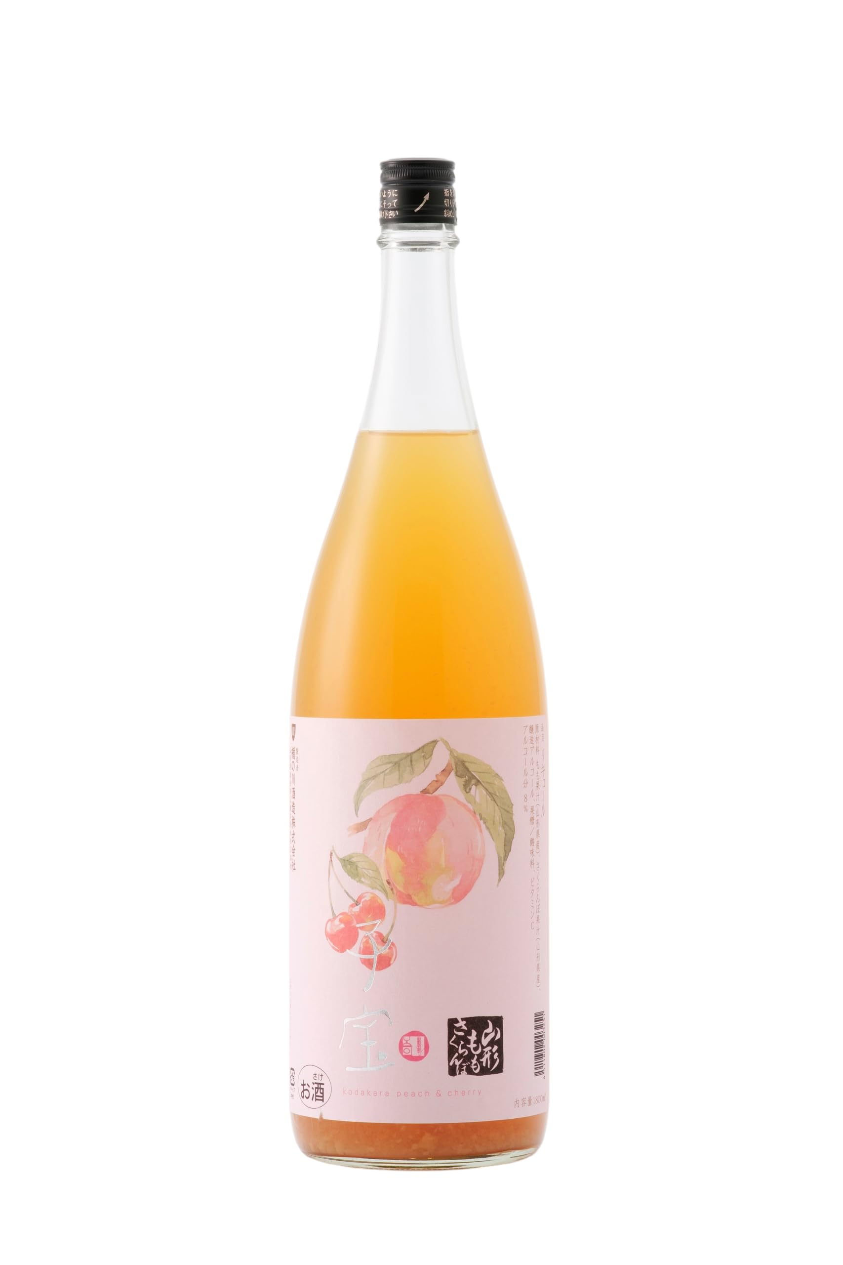 楯野川 楯の川酒造 子宝 山形もも・さくらんぼ 1800ml [ 山形県 リキュール]