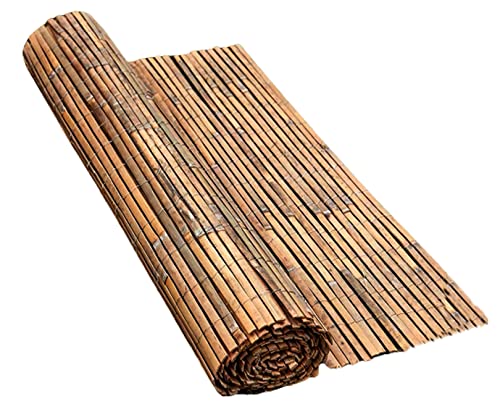 Sasons Quality Bamboo Fencing Screen Roll Panel Natural Slated Fence Screening Best for Outdoor...