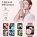 Smartwatch Damen mit Telefonfunktion, 1.85'' Zoll HD Fitnessuhr, Smart Watch 200+Sportmodi Fitness Tracker mit Herzfrequenz/Spo2/Schrittzä... IP68 Wasserdicht Sportuhr für iOS Android