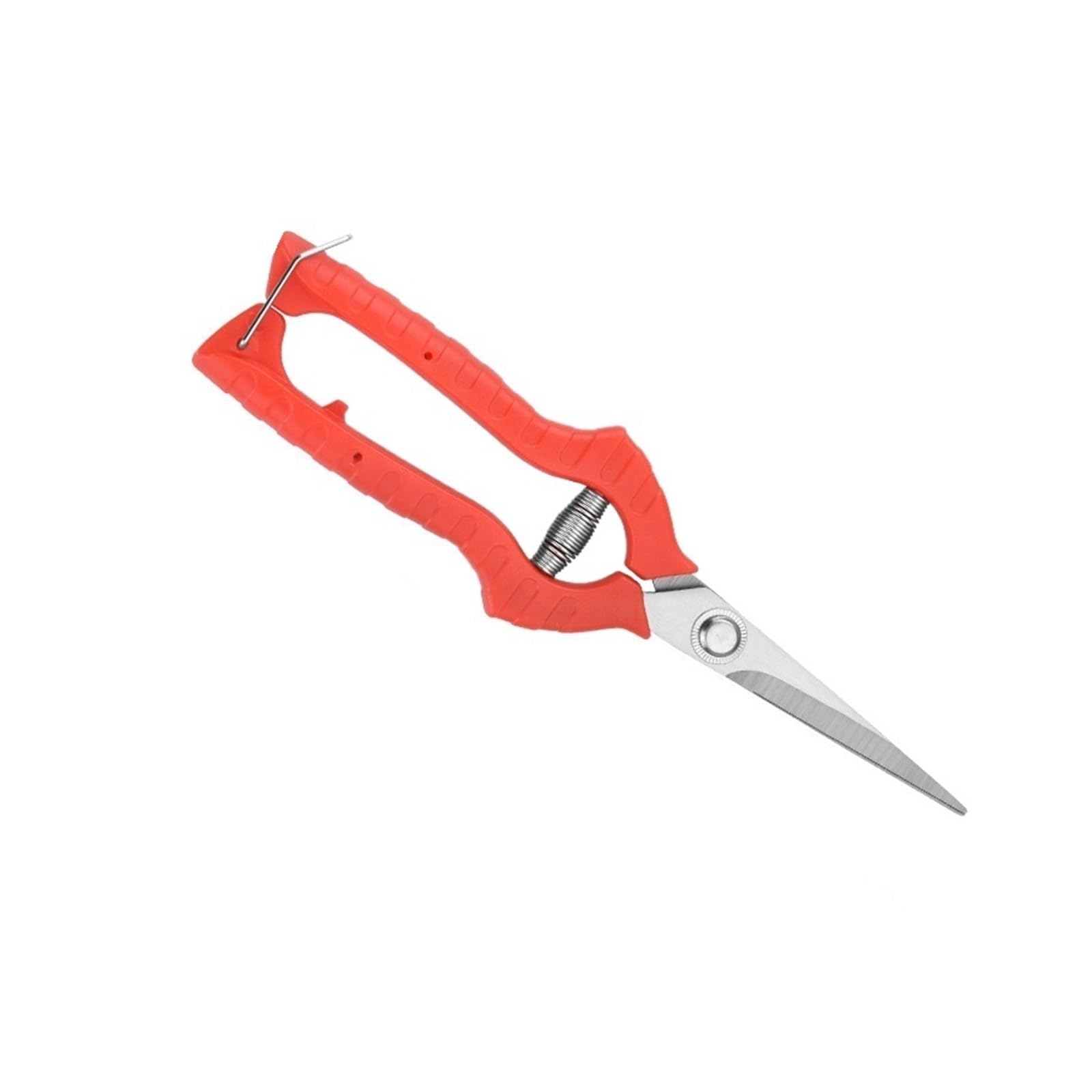 Stainless Steel Pruning Shears – Multi-Use Garden Scissors for Grapes, Vegetables, Bonsai, and Fruit Harvesting(Large Size)