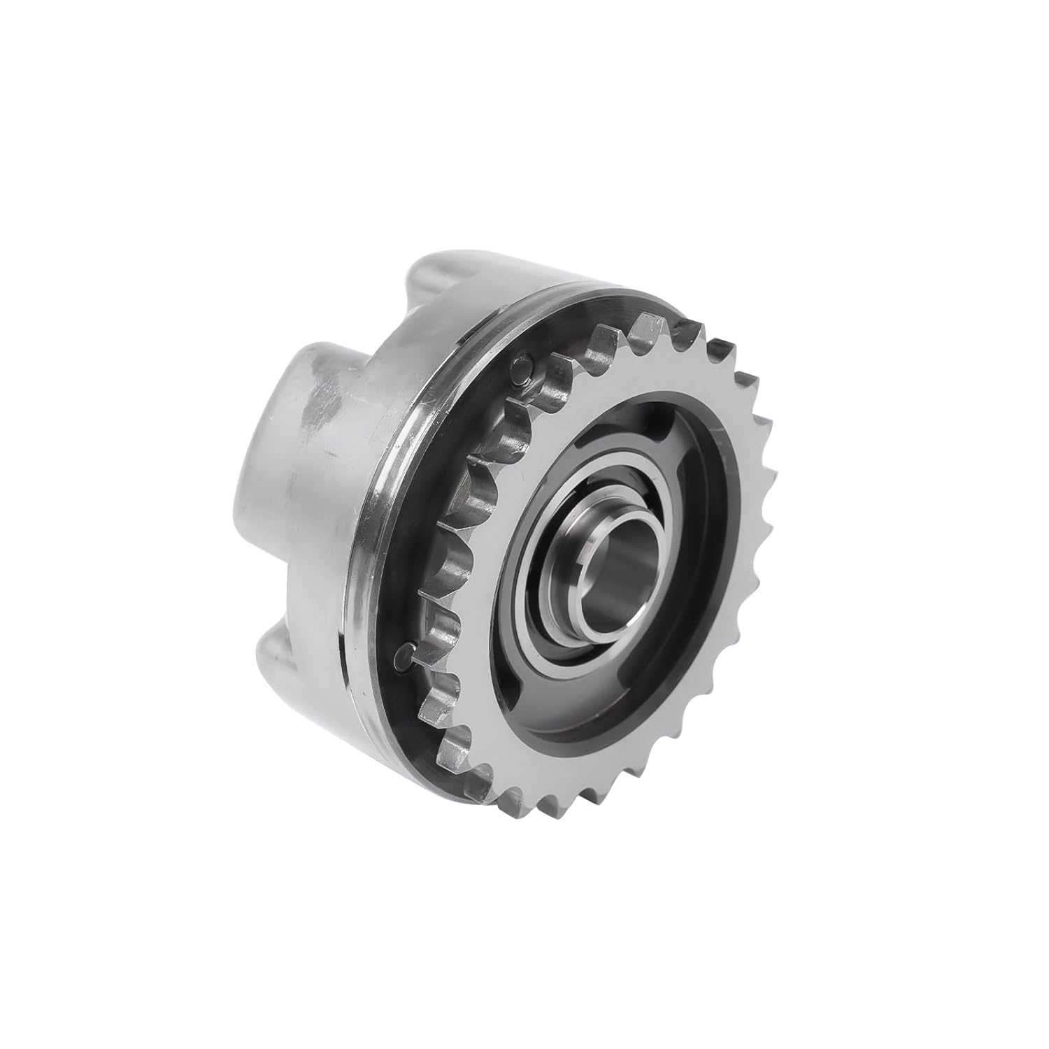 Pair Engine VVT Sprocket Cam Phaser Gear Replacement for Audi A4 A6 A8 3.2L Auk BKH BYU BPK A6 Quattro 2.4L BDW Part# 06E109083G, 06E109084G Intake & Exhaust