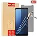 [2-Pack] Samsung Galaxy A8 2018 Screen Protector Tempered Glass, PULEN [Self-Adhesive] [Privacy Protection] [Scratch Resistance][Anti-Fingerprint] [No-Bubble] Clear Privacy Protector Film