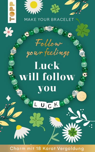 Kit para hacer pulseras artesanales y juego de cuentas con instrucciones de diseño Luck