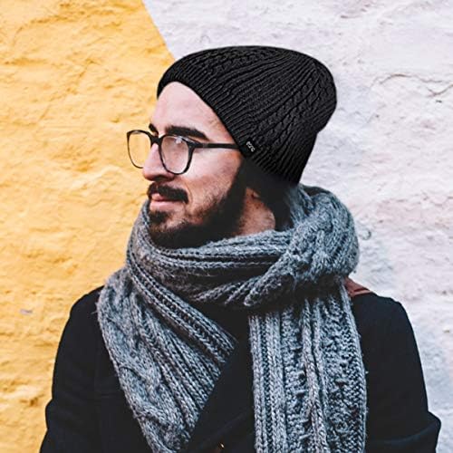Amazon Brand - Eono Beanies Hat for Men Women Unisex Winter Cuffed Plain Hat Soft Warm Knitted Beanies Cap