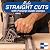 ProGrip Straight Edge Clamps Ideal for Cutting Large Sheets of Plywood and Dado Slots (All 3 Clamps 24, 36 and 50 inch)