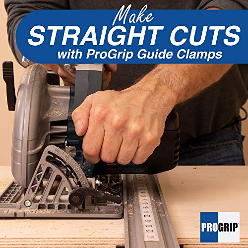 Image of ProGrip Straight Edge Clamp Ideal for Cutting Large Sheets of Plywood and Dado Slots