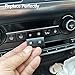 Goodithy AC Wind Volume Climate Control Button Key Air Conditioning Fan Speed Button Caps Replacement for BMW X5 X6 E70 E71 E72 2007 2008 2009 2010 2011 2012 2013 2014