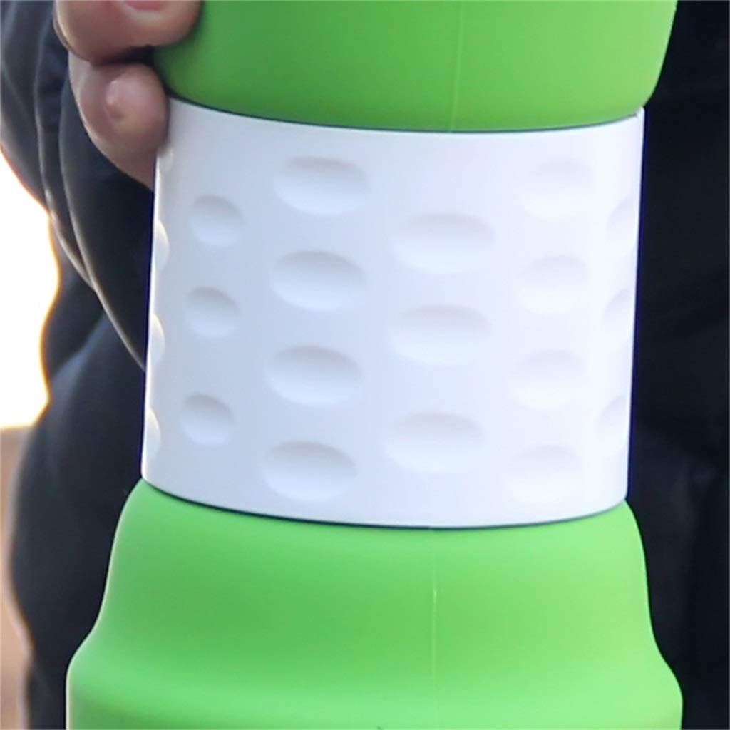 Bottiglia d'Acqua Pieghevole, Grande capacità 580 Ml Coppa Retrattile Portatile Usato for Viaggia Fuori (7 Colori)