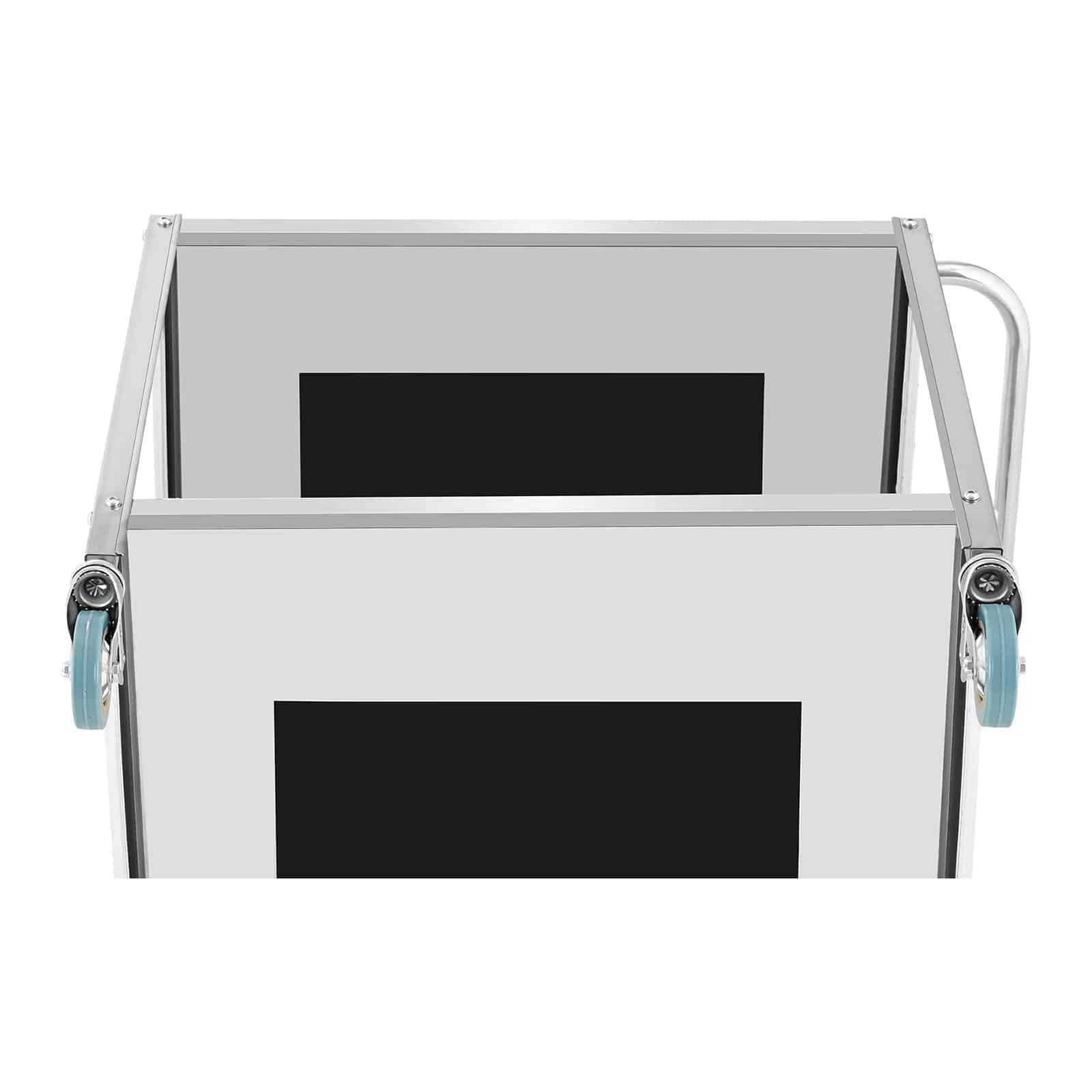 Royal Catering RCGW 12 Carrello di servizio - 2 ripiani - 80 x 57 x 3,5 cm - Distanza tra ripiani 53 cm - 100 kg - Royal Catering