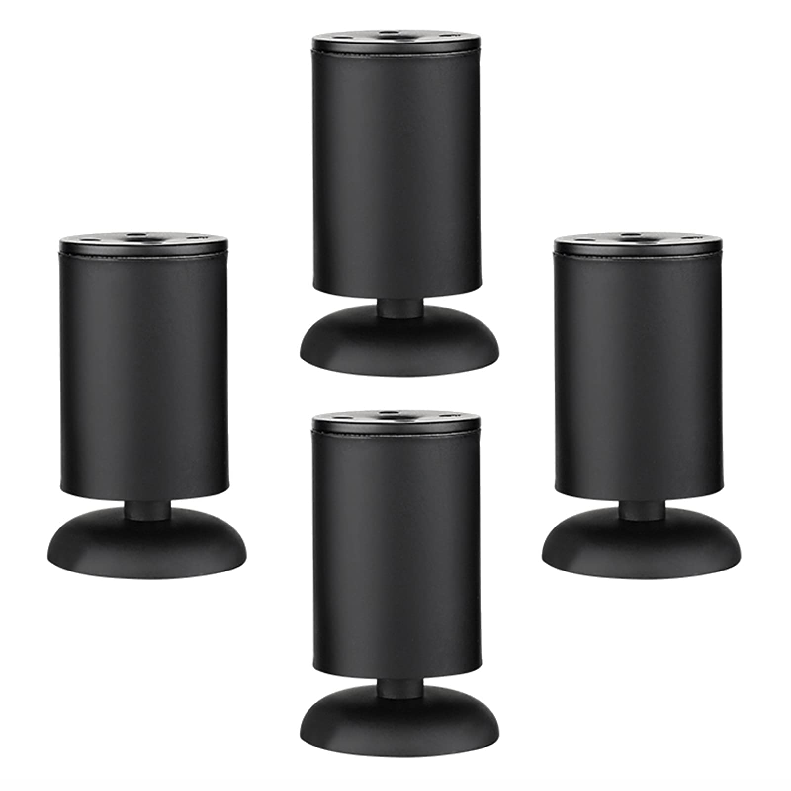 Patas para muebles ajustables de 6 cm en color negro, perfectas para renovar tu sofá favorito