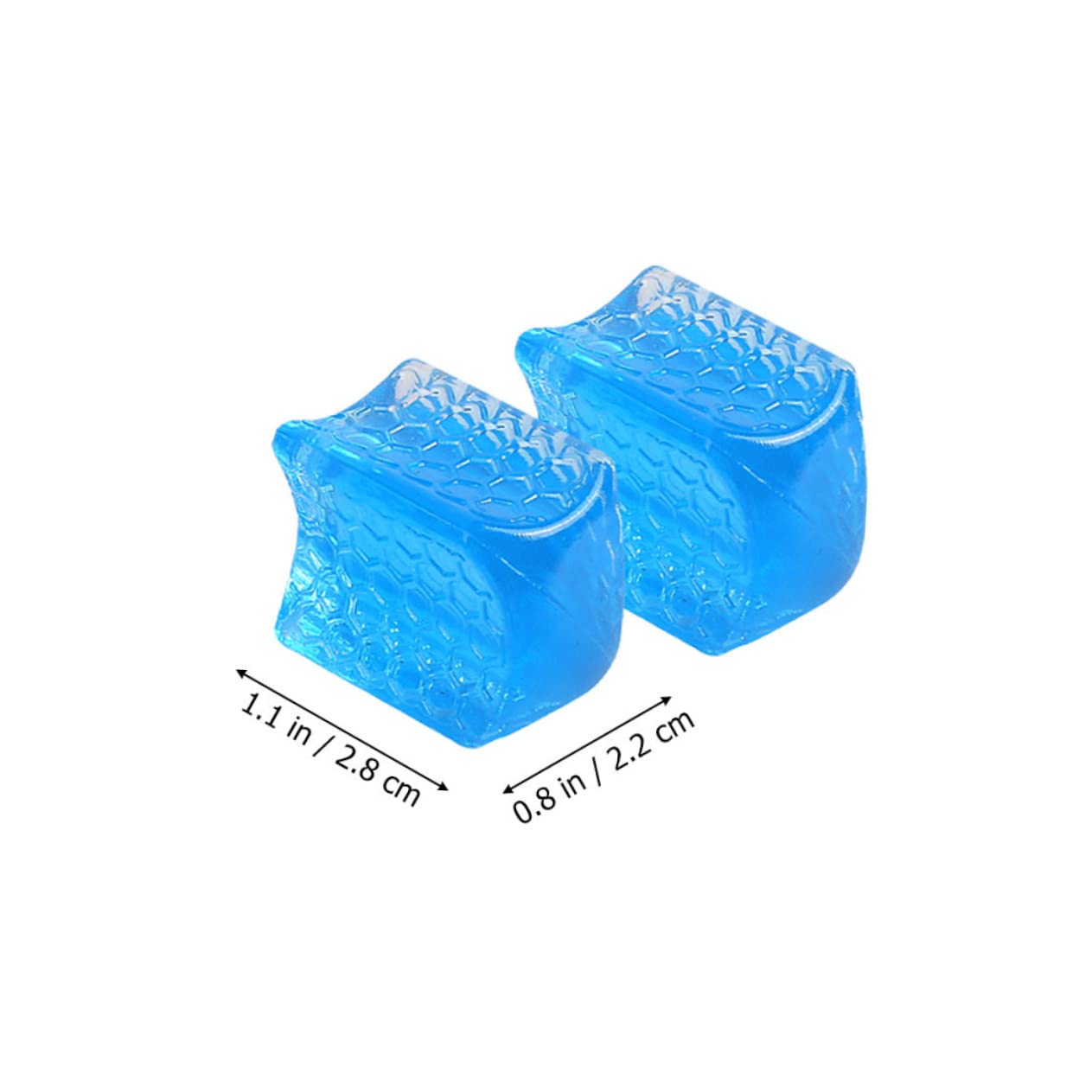 Vaguelly 6pcs Toe Separator Pad Foot Toe Adjuster Comfortable Design for Women for Feet Inserts