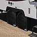 Leader Accessories Tire Covers (4 Pack) - Heavy Duty Waterproof Wheel Protectors for Truck, SUV, Jeep, Camper,Trailer, RV - Universal Fits 29.25-31.75 Inches Diameter, Black