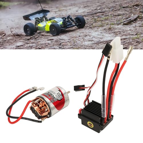 Kit Esc de Motor Escovado, Rolamento Bidirecional de Baixa Fricção, Grande Torção 7.4v 540, Motor Es